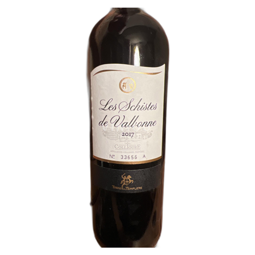 Roussillon Collioure Les Schistes de Vallbonne 2017