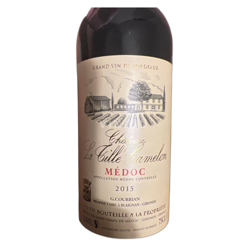 Bordéus Médoc Château La Tille Camelon 2015