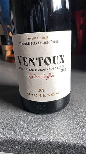 Rhône-dalen Ventoux Marrenon Les Fées Coiffées 2022