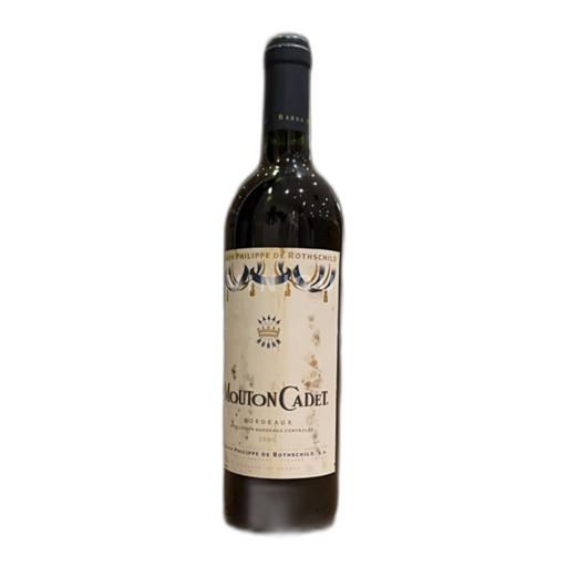Bordeaux Baron Philippe de Rothschild Mouton Cadet 1995