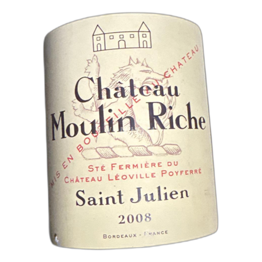 Bordeaux Saint-Julien Château Moulin Riche 2008