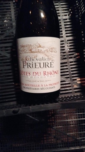 Rhônen laakso Côtes-du-rhône Chevalier du Prieuré 2022