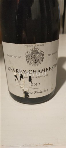 Bourgogne Gevrey-chambertin Pierre Maizieres 2019