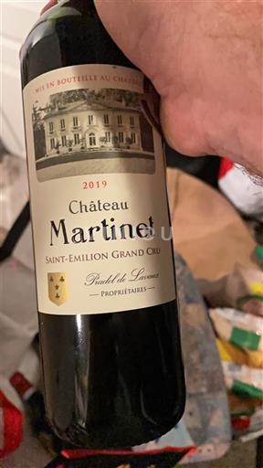 Bordeaux Saint-Émilion Grand Cru Château Martinet 2019