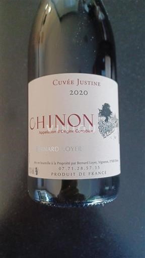 Thung lũng sông Loire Chinon BERNARD LOYER CUVEE JUSTINE 2020