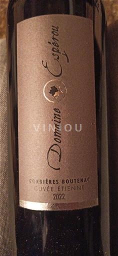 Linguadoca Corbières-Boutenac DOMAINE esperou cuvee etienne 2022