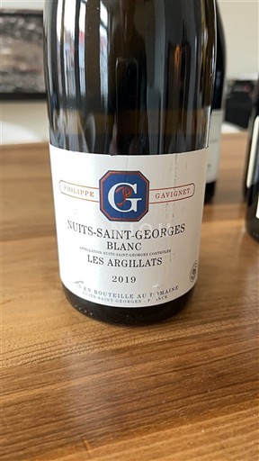 Bourgondië Nuits-saint-georges philipe gavinet les argillats 2019