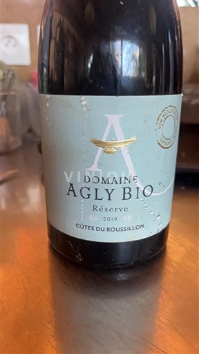 Roussillon Côtes-du-Roussillon domaine agly bio agly bio reserve 2019