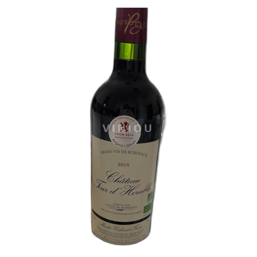 Bordeaux Castillon-côtes-de-bordeaux Château Tour d'Horable 2015