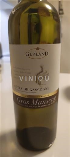 Zuidwest-Frankrijk Côtes de Gascogne Gerland Gros Manseng Niet-geïntegreerd