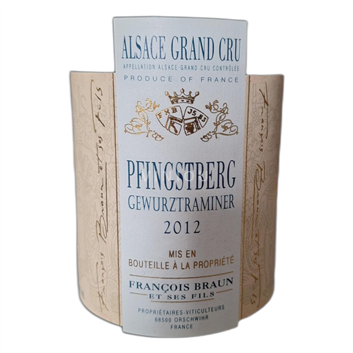 Alsace Alsace Grand Cru François Braun et Ses Fils 2012