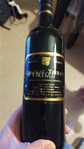 Bordeaux Château Thibaut Vieilles Vignes Non-Vintage