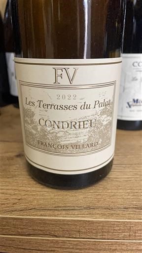 Rhônedalen Condrieu François Villard Les Terrasses du Palat 2022