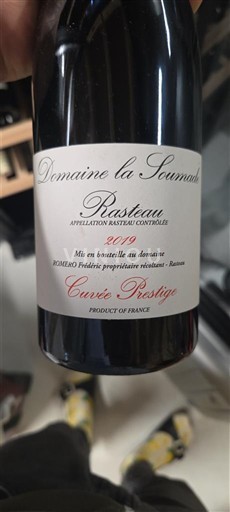 Rhône Valley Rasteau Domaine la Soumade Prestige 2019