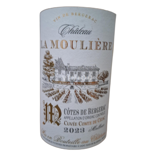 Southwest Côtes de Bergerac Château La Moulière Comte de Cezac 2023