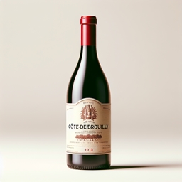 Vin Rouge sec Cuvée Mélanie 2018 France Beaujolais Côte-de-brouilly AOC