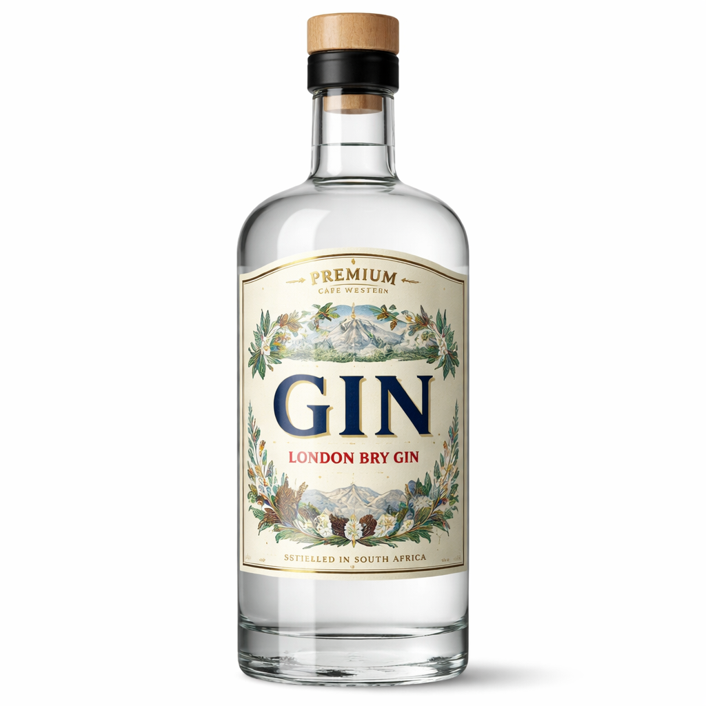 Gin London Dry Gin Kalahari truffles  Cruxland 1a Afrique du Sud Cap-Occidental