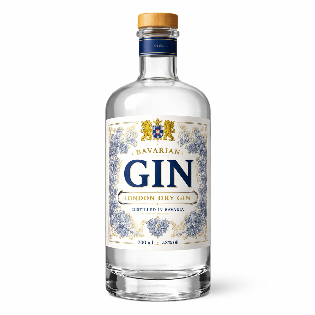 Rượu Gin Rượu gin London Dry Mandalay Blue Rola GmbH  Đức Bavaria