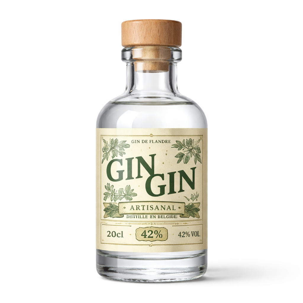 Gin Gin Artisanal Ginderella Heynsquared  Belgique Flandre