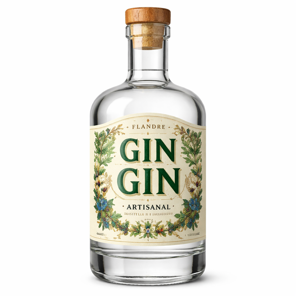 Gin Gin Artizanal Buss n•9 Buss spirits  Belgia Flandra