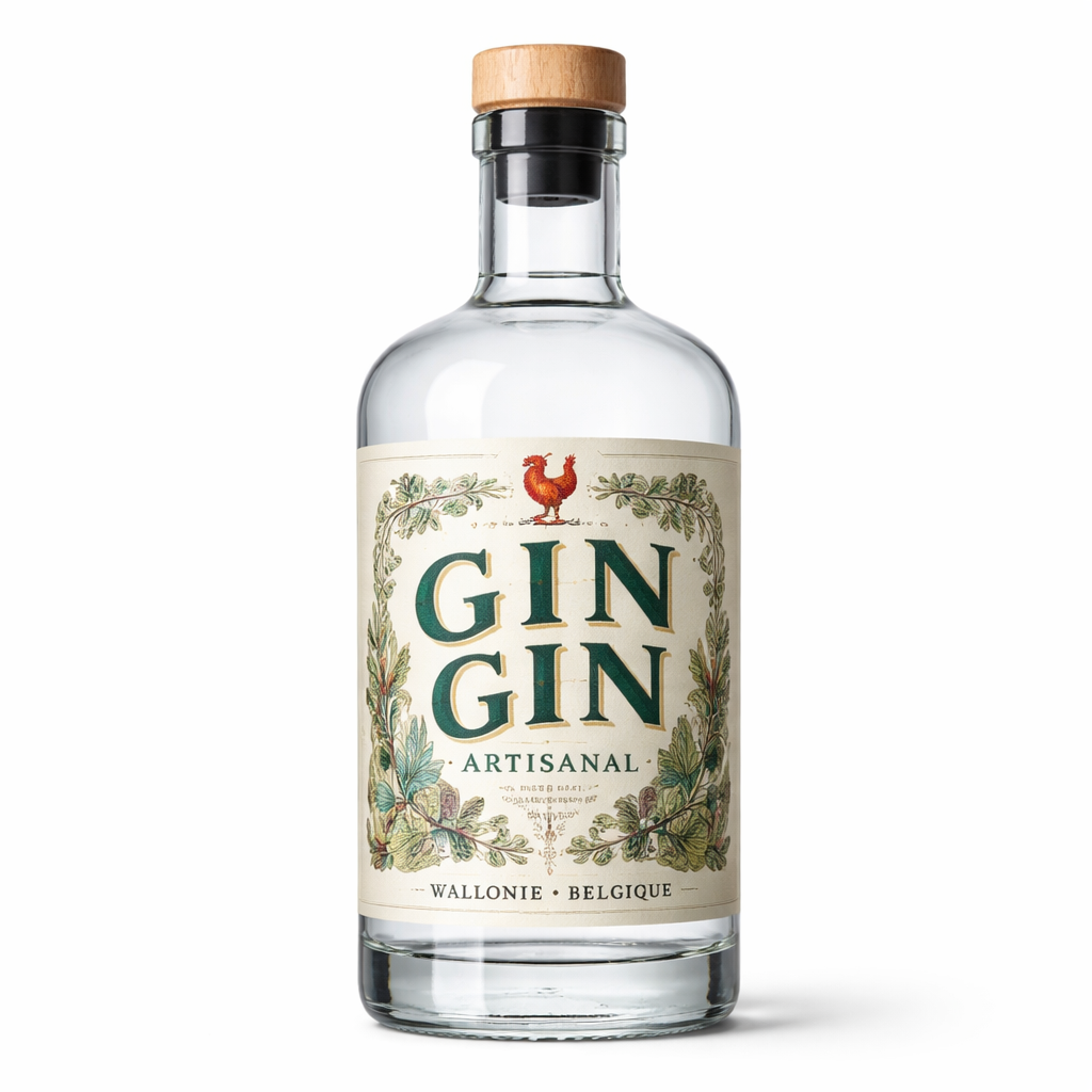 Gin Gin Artisanal Thesis and antithesis Biercee 5a Belgique Wallonie