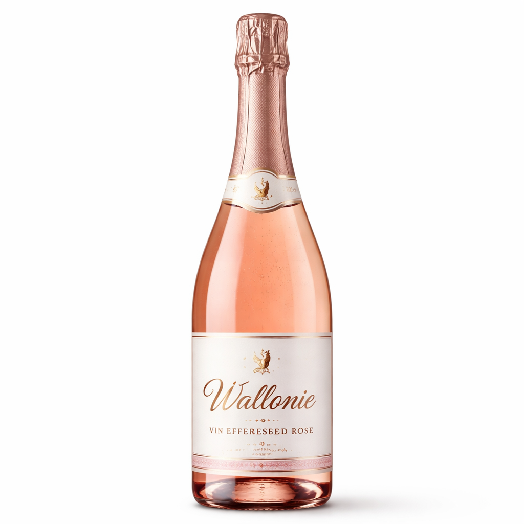 Vinhos Espumantes Rosé extra-brut L'impertinente Domaine Tilice 2023 Bélgica Valônia Vin de Belgique