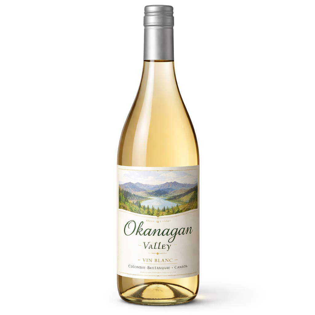 British Columbia Okanagan Valley Little Engine Winery Silver Chardonnay Icke årgångsbetecknad