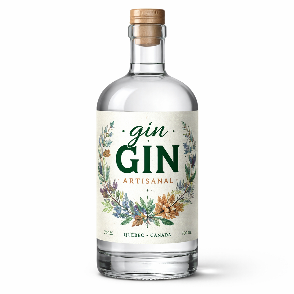 Rượu Gin Rượu gin Thủ công Gin Monts- Valin. KM12- sirop d érable  Fjord 5a Canada Québec Quebec