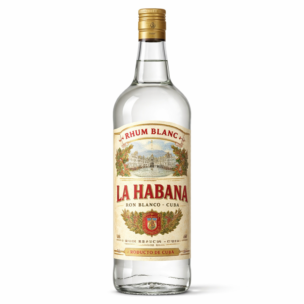 Rom Alb Carta Blanca Bacardi  Cuba Havana La Havane