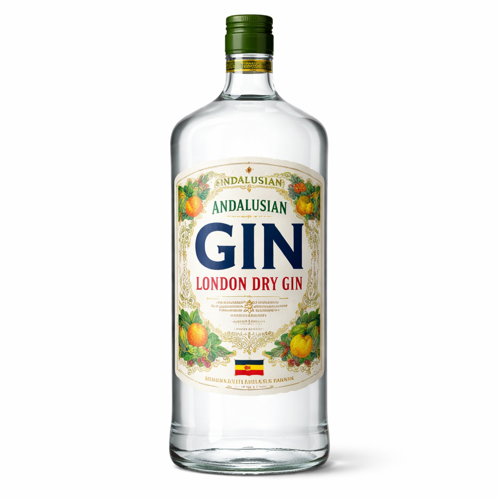 Gin London Dry Gin Puerto de India Puerto de India  Espagne Andalousie