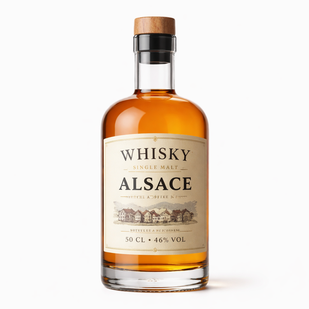 Whisky Rượu Whisky Single Malt Uberach Bertrand  - 2020 Pháp Alsace