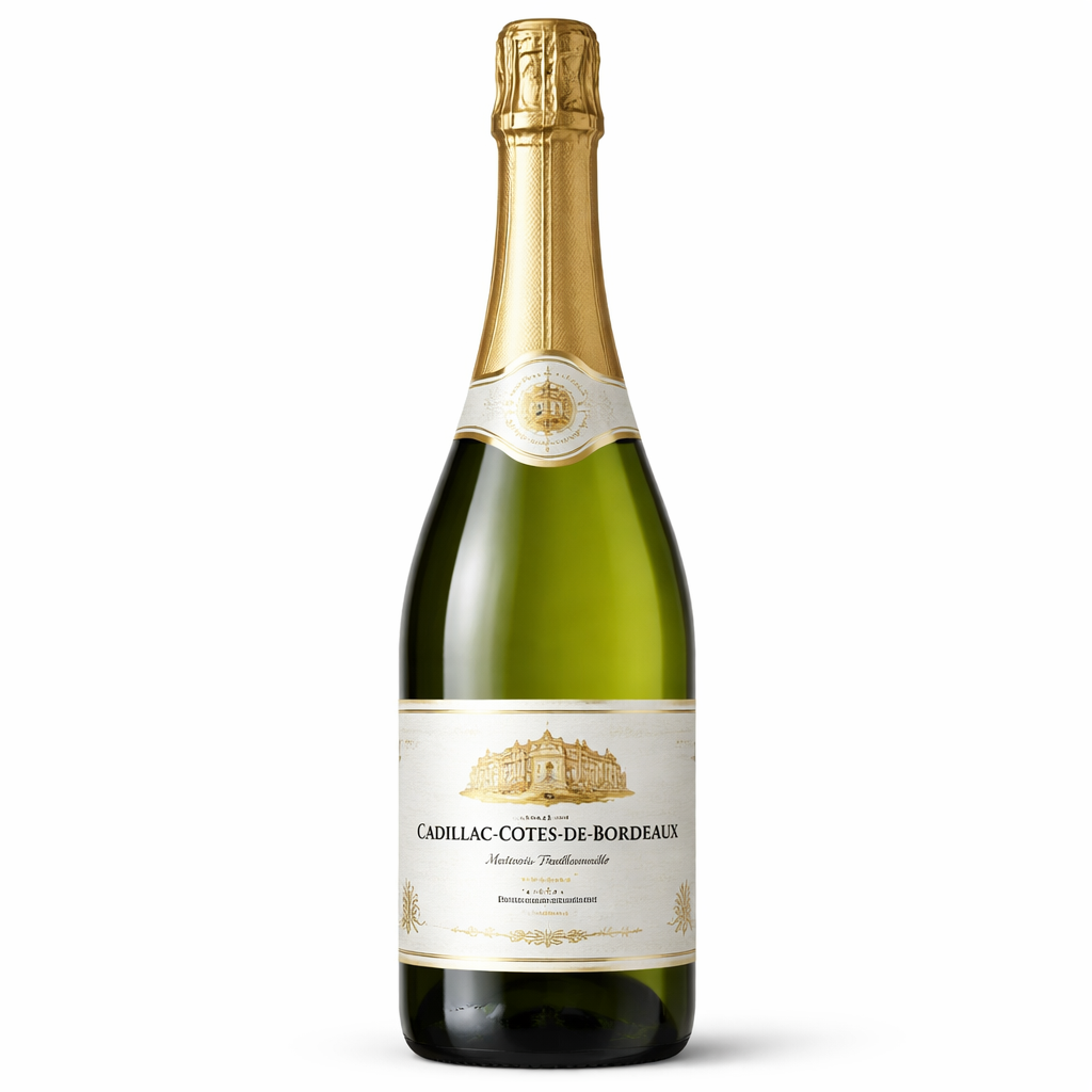 Bordeaux Cadillac-Côtes-de-Bordeaux Simonneau et Fils Paillettes d'Or Icke årgångsbetecknad