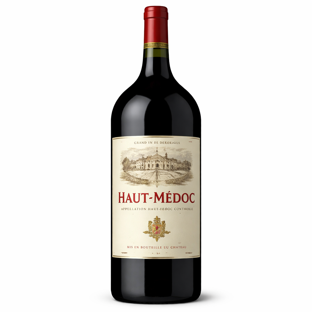 Bordeaux Haut-Médoc Château Caronne Sainte Gemme Icke årgångsbetecknad