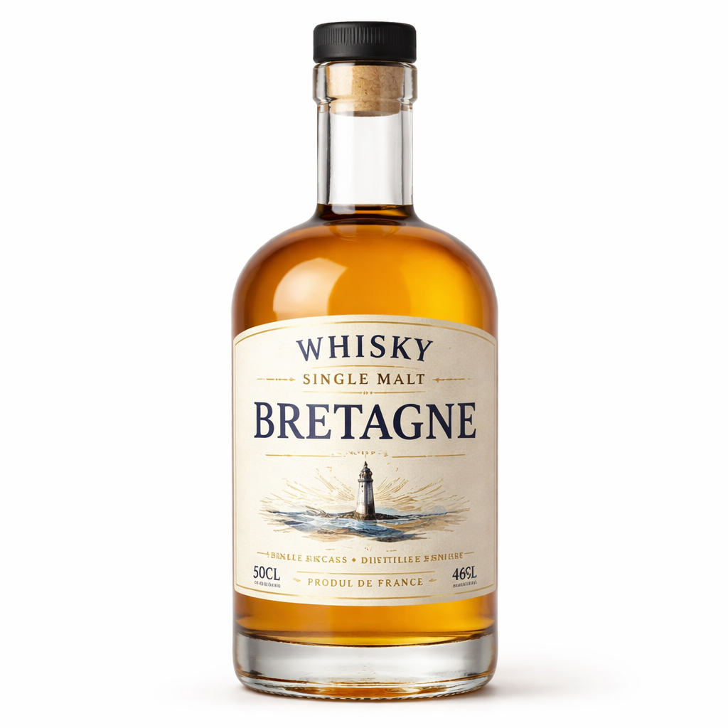 Whisky Rượu Whisky Single Malt Grand Pa Naguelann  Pháp Bretagne