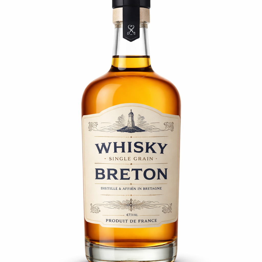 Uísque Whisky Single Grain Carnet De Voyages  Eddu  França Bretanha