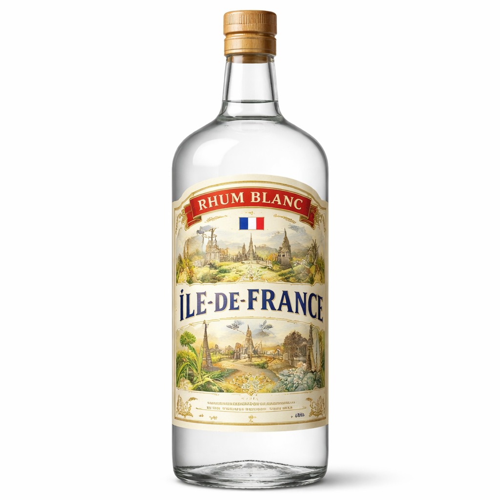 Rượu Rum Trắng Rhum Negrita  Bardinet à Bordeau 60a - 1970 Pháp Île-de-France Đảo Paris