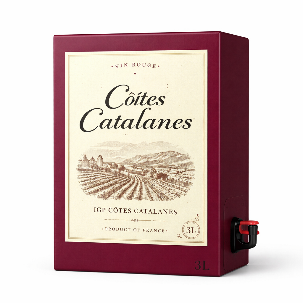 Languedoc và Roussillon Côtes Catalanes Famille Lafage Le Rouge 2024