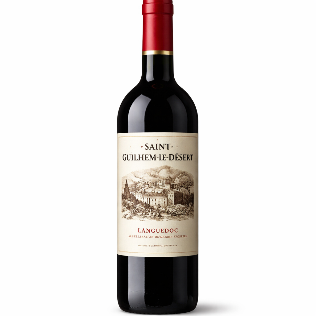 Vinos Rouge sec Guillaumette Les conquetes 2023 Francia Languedoc y Rosellón Saint-Guilhem-le-Désert IGP