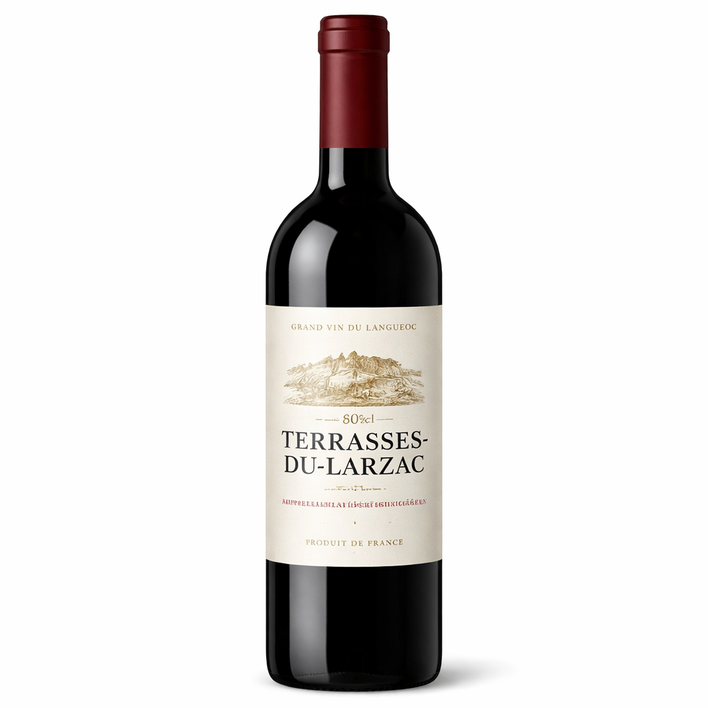 Viinit Rouge sec Vendanges de Novembre La Croix Chaptal 2015 Ranska Languedoc Terrasses-du-larzac AOC