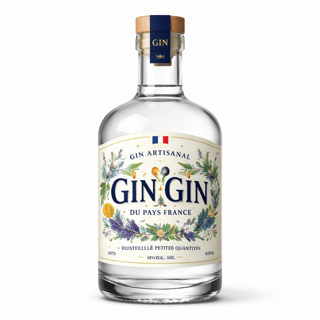 Gin Gin Artisanal Barrel gin Sab's 1a - 2024 France