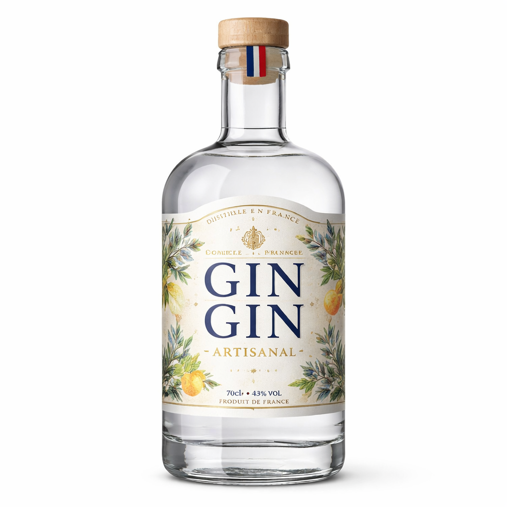 Gin Gin Artisanal GIN GR - Jules BONVALET Guillaume 1a - 2025 France