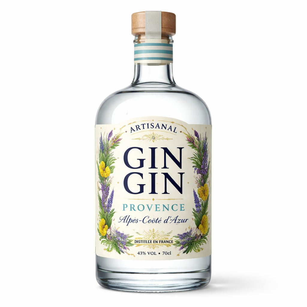 Gin Handwerksgin Mistral Gin Rosé Dry Gin with Provençal Herbs and citrus PROVENCE ROSE DRY GIN  Frankreich Provence-Alpes-Côte d’Azur