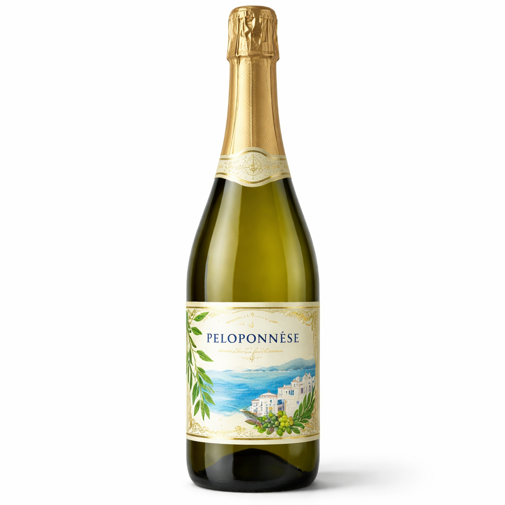 Peloponnesos Không được chỉ định Tselepos Wines Amalia Brut Không niên vụ