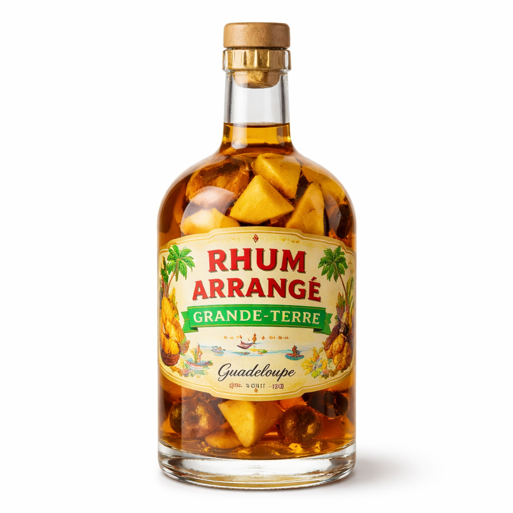 Rum Infused Crème de rhum vieux Damoiseau 1a Guadeloupe Grande-Terre