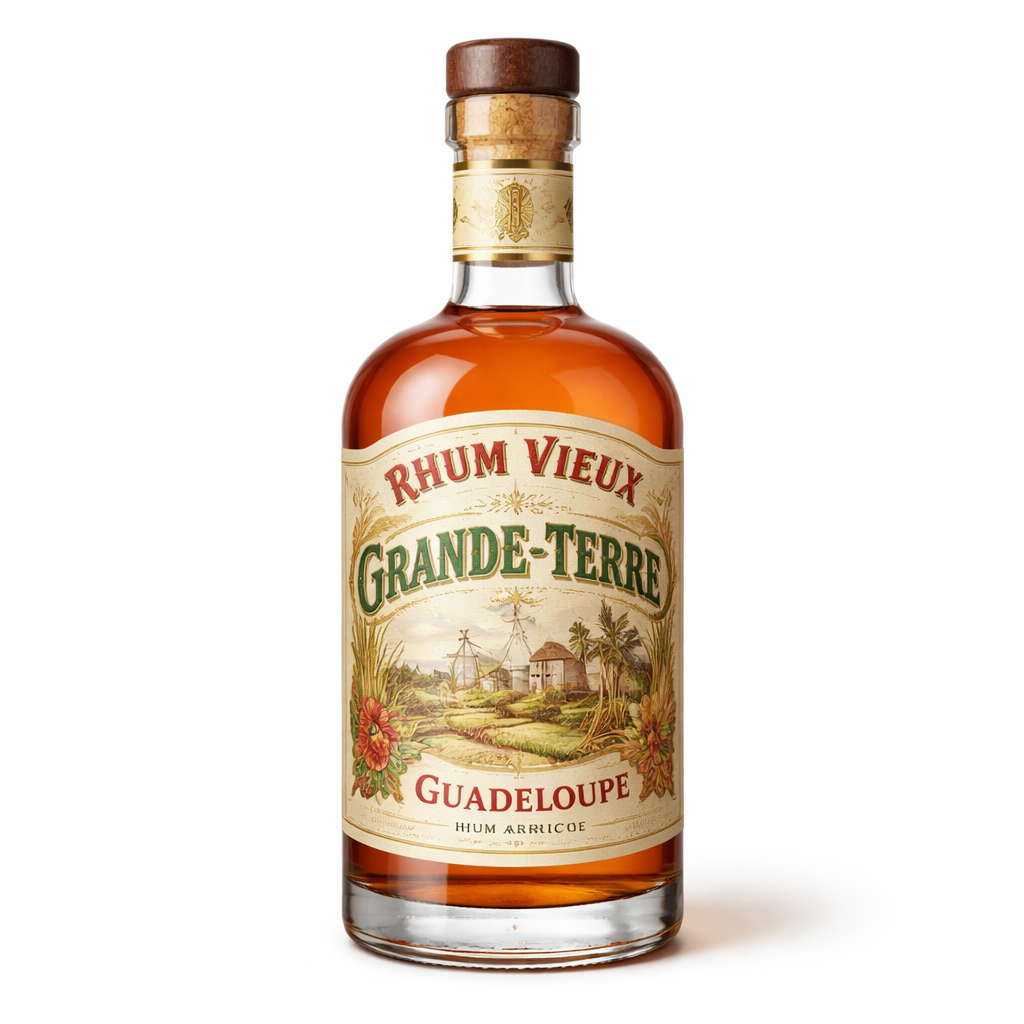 Rum Aged Rhum vieux hors d'âge vieilli en fûts de chêne  Darboussier 25a Guadeloupe Grande-Terre