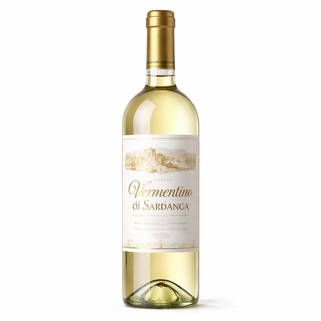 Sardinia Vermentino di Sardegna Cantina Cherchi Tuvaoes Không niên vụ