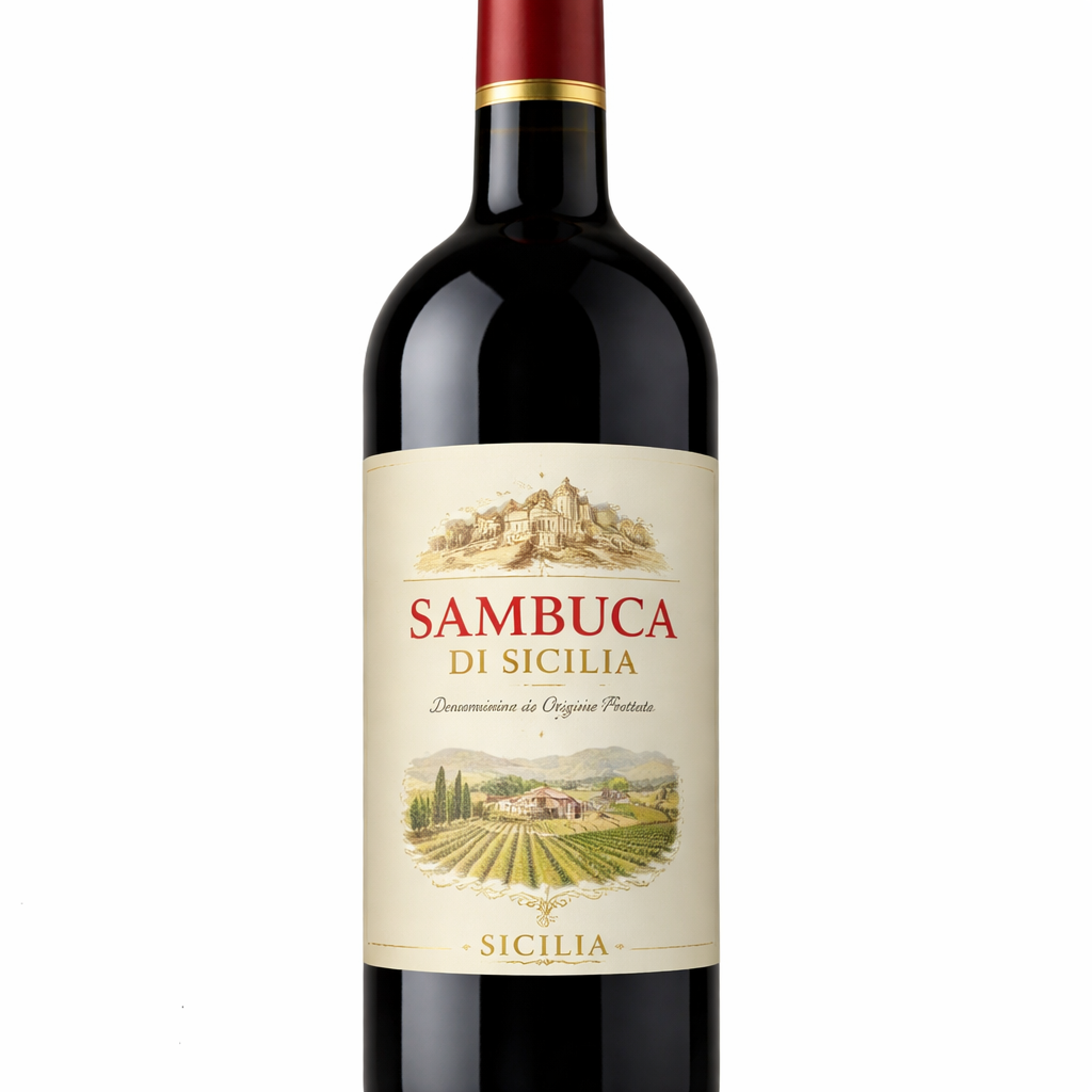 Sicilia Sambuca di Sicilia Conte di Campiano Nero d'Avola syrah 2023