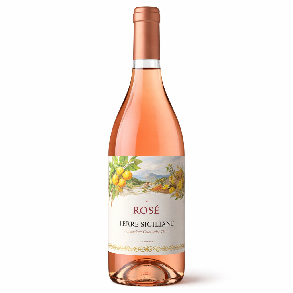 Vinhos Rosé sec Nerello Mascalese Rosato Liburna Non millésimé Itália Sicília Terras Sicilianas IGT