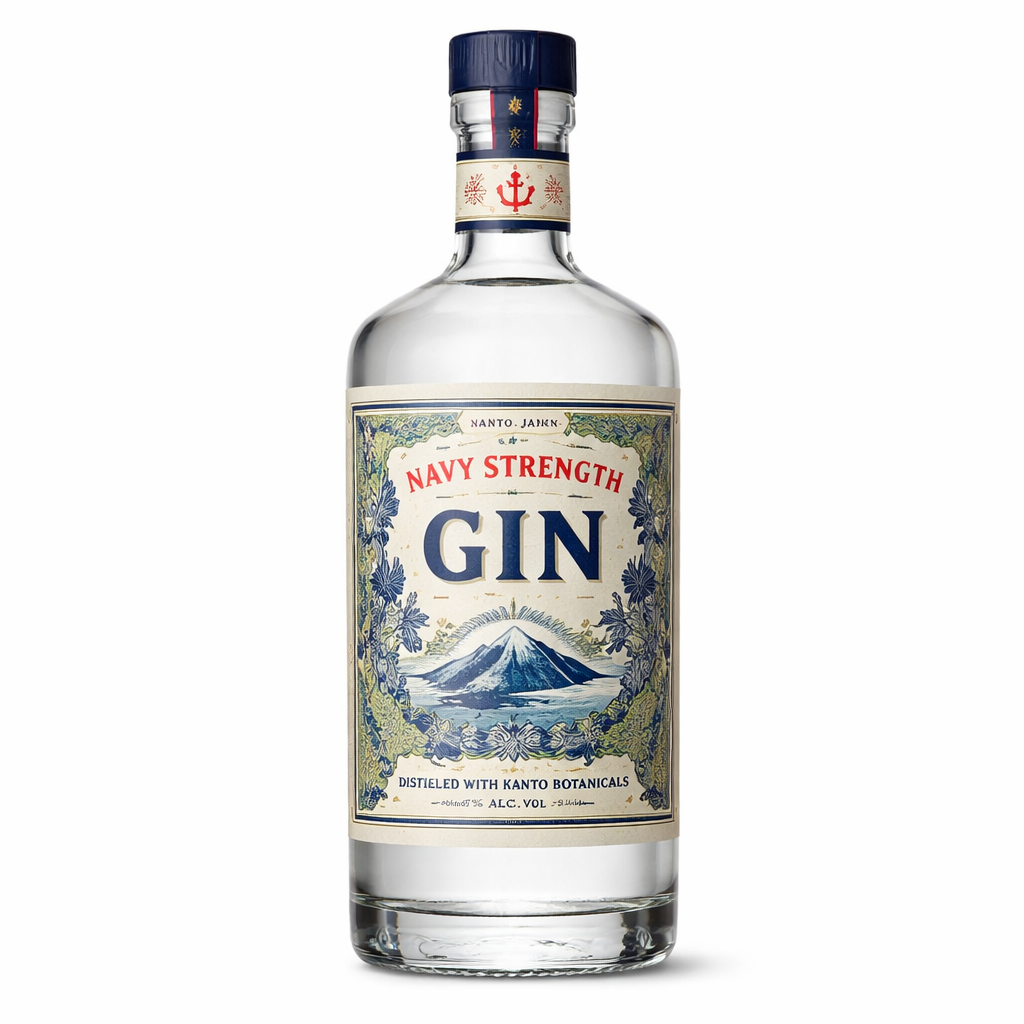 Gin Navy Strength Gin MANKAY AKITO 1a Japonska Kanto