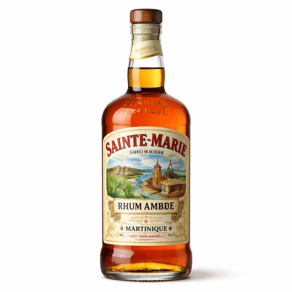Rum Amber Saint-James Royal Ambré  Rhums Martiniquais 5a Martinique Sainte-Marie